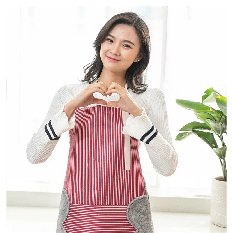 Фартук женский водонепроницаемый и маслостойкий кухонный комбинезон без