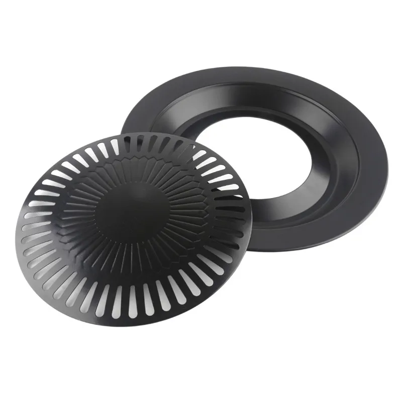 Антипригарная Корейская газовая жаровня для барбекю круглая сковорода гриль