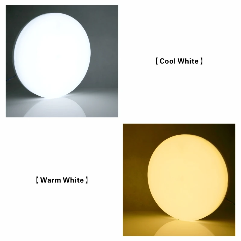 Потолочный светодиодный светильник Круглый поверхностный монтаж 48 Вт 36 24 18 13 9 6