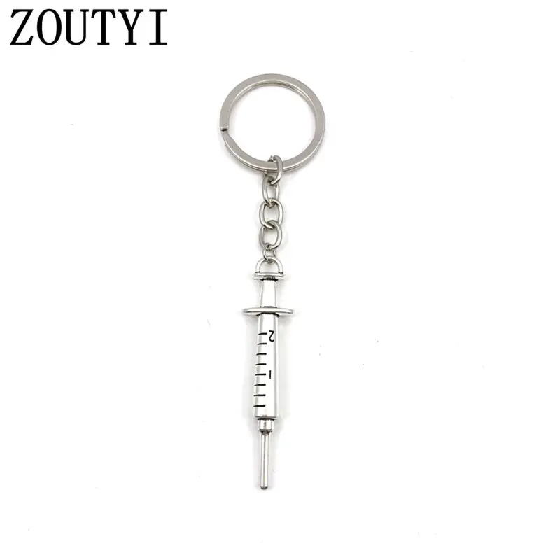 2019 новинки шапочка Медсестры Медицинский цепочка для ключей иглы шприц