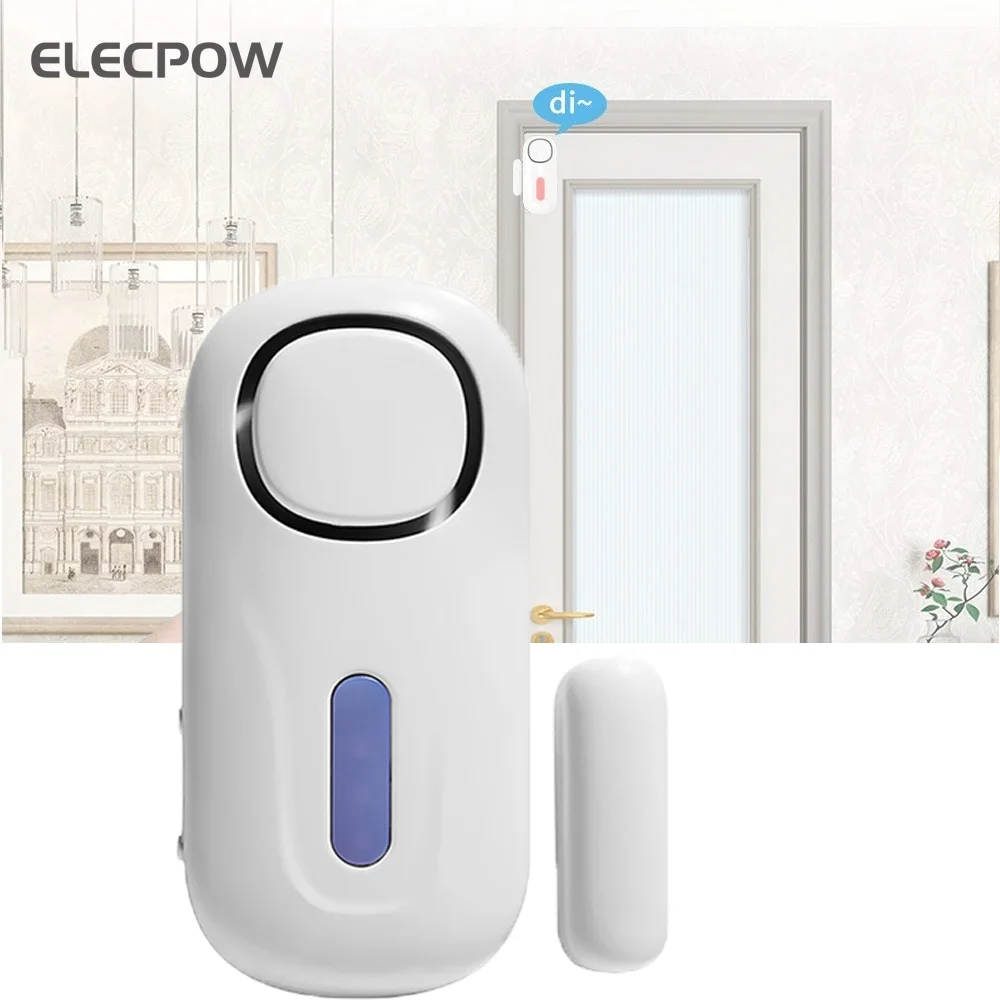 

Elecpow Smart WiFi Alarm Magnetic Sensor Door Window Self Alarm System Wireless Detector For Home Safety Security