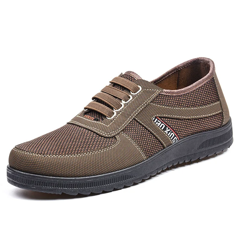 

Men's Lightweight Mesh Shoes Flat Loafers Breathable Casual Soft Fashion Walking Spring and Autumn New Style 2021 Casual Shoes