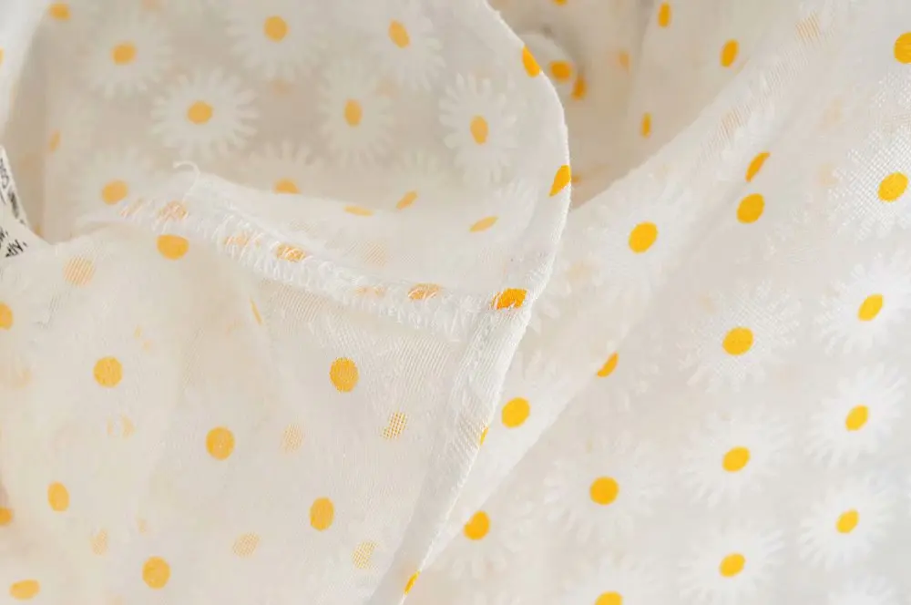 Винтажная рубашка с отворотом и длинным рукавом прозрачная принтом блузка топы