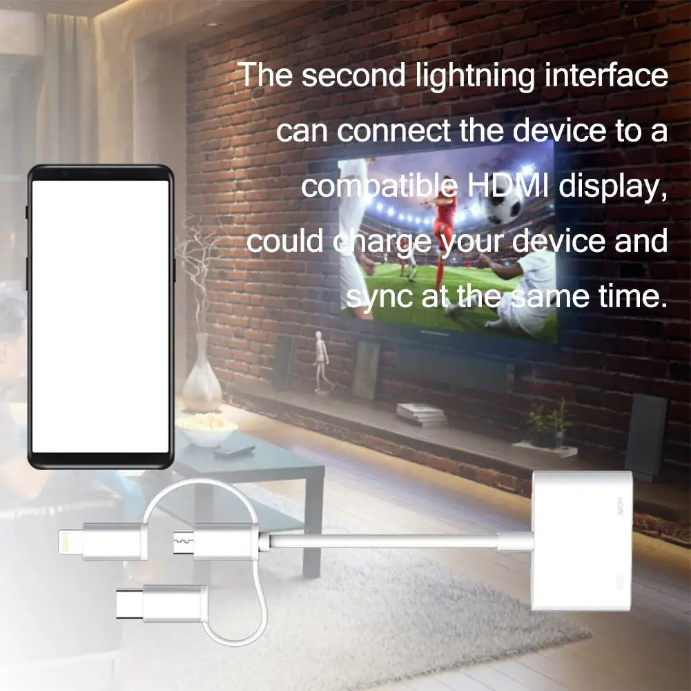Lightning подключение к HDMI TV AV кабель адаптер для IPad IPhone Android Type C |
