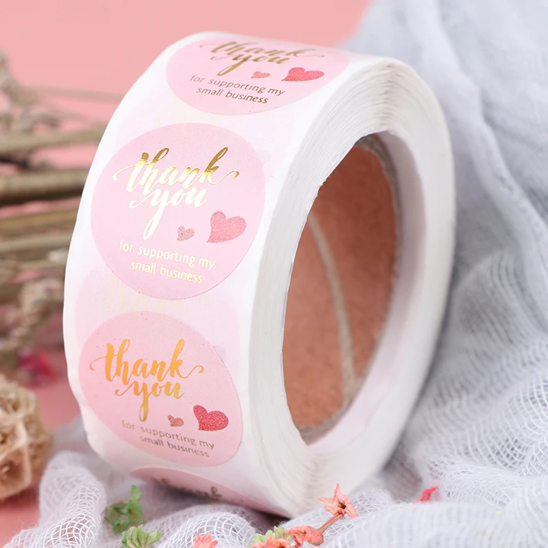 

Скрапбукинг, розовый, 500, бумажные этикетки наклейки, наклейка «спасибо», стикер для канцелярских товаров шт.