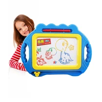 colorful erasable magnetic doodle writing drawing painting board pad educational toy with stamps for kids toddlers children