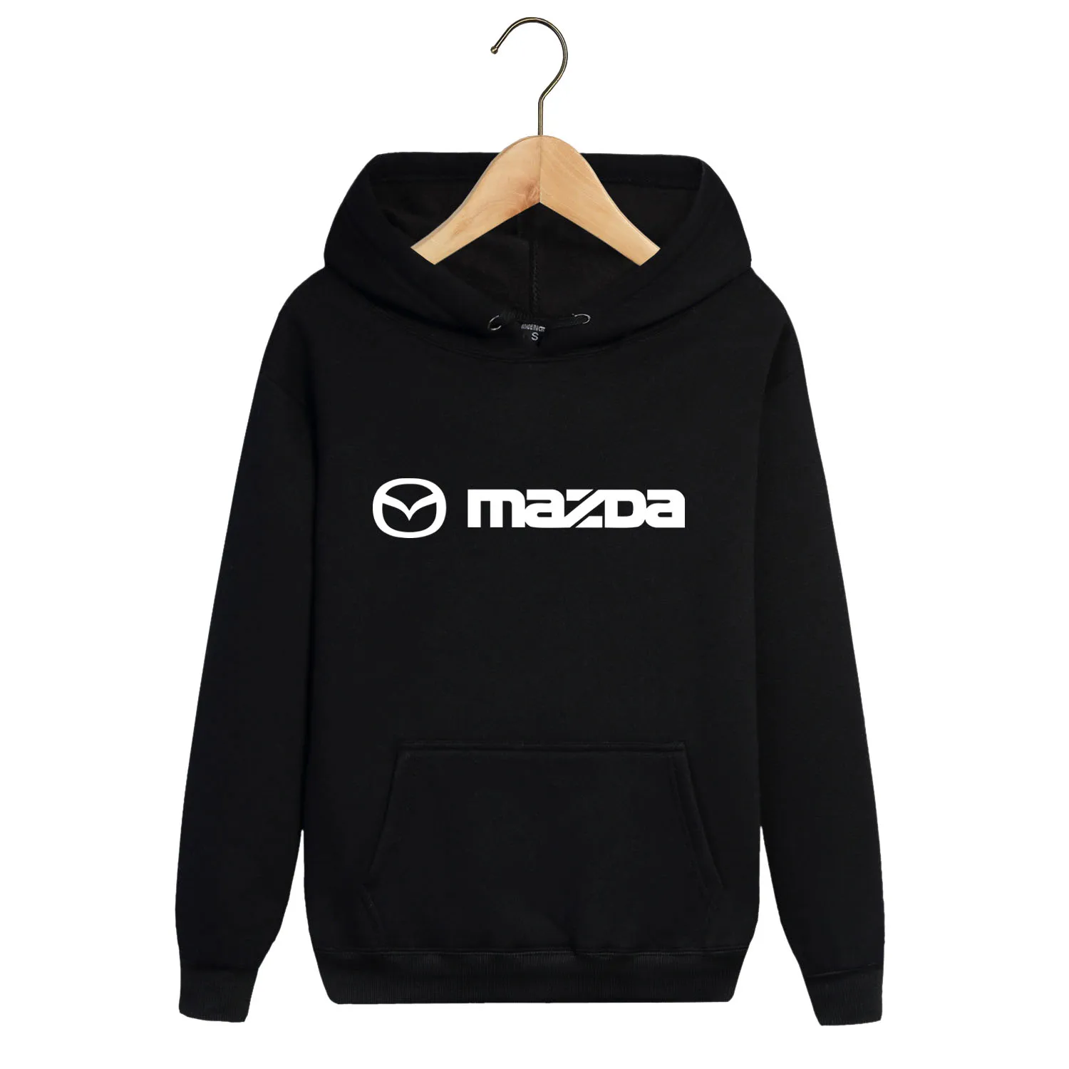 

Spring And Autumn Fashion Mazda Logo loose Solid Color Hooded Hip-hop Hoodie Jumper Fashion Sports Jacket