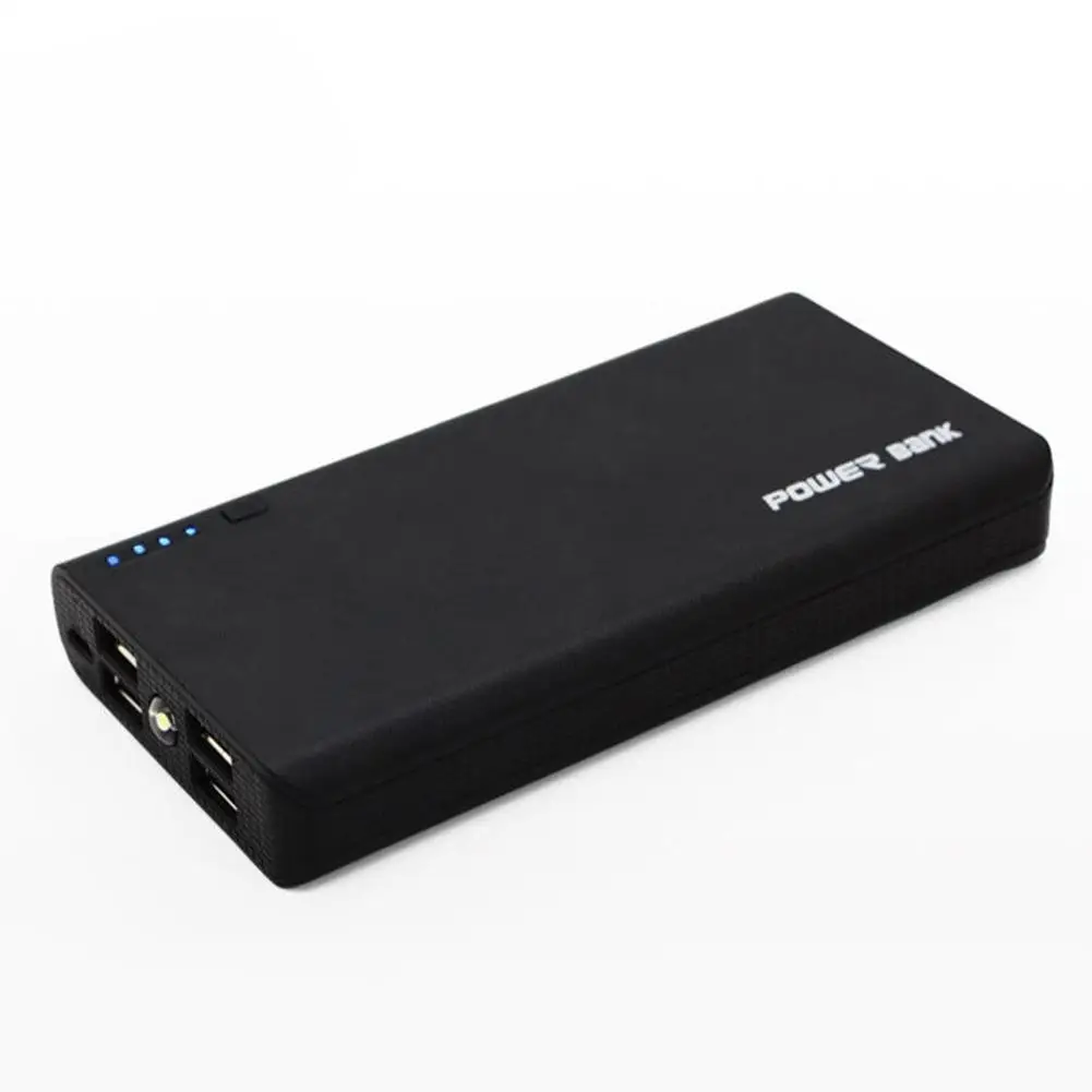 4USB светодиодный Чехол DIY power Bank Kit 6x18650 чехол для зарядного устройства телефона |