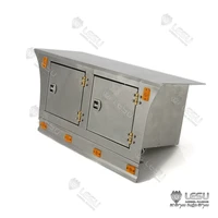lesu metal side skirt plate light toolbox for 114 diy tamiya volvo rc tractor truck th16489
