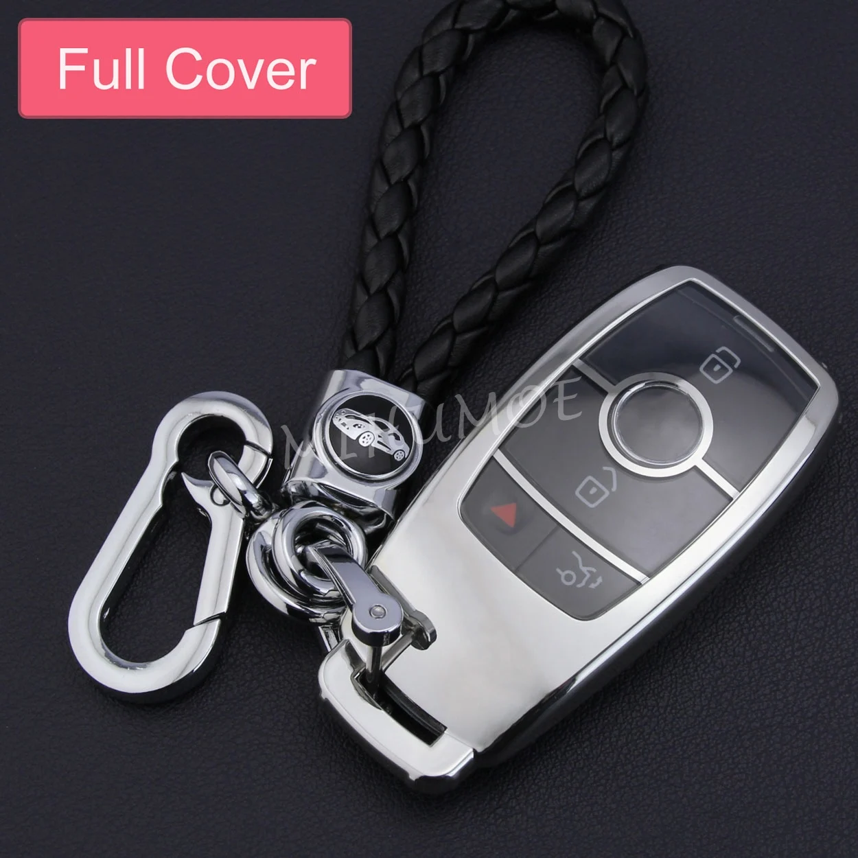 

Чехол для автомобильных ключей, чехол с цепочкой и полным покрытием для Mercedes-Benz A B C E S GLB GLC GLE Class W177 W247 W205 C205 W213 W222 X253 C257 X247 V167