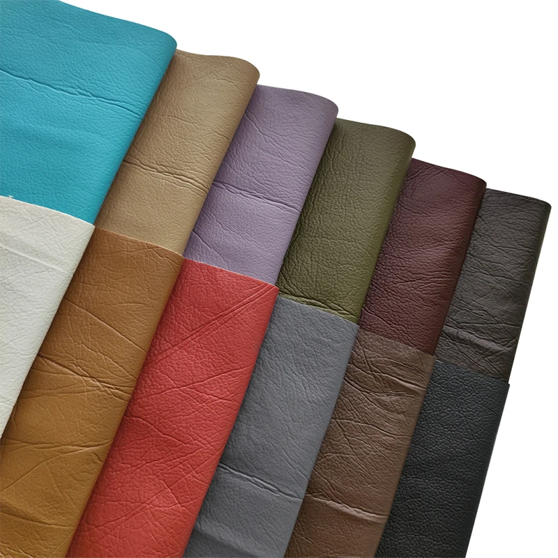 

XHT-412210 Elastic Litchi Texture Leather Bag Making Material Synthetic Leather for Making Shoe Tote Upholstery Accessories