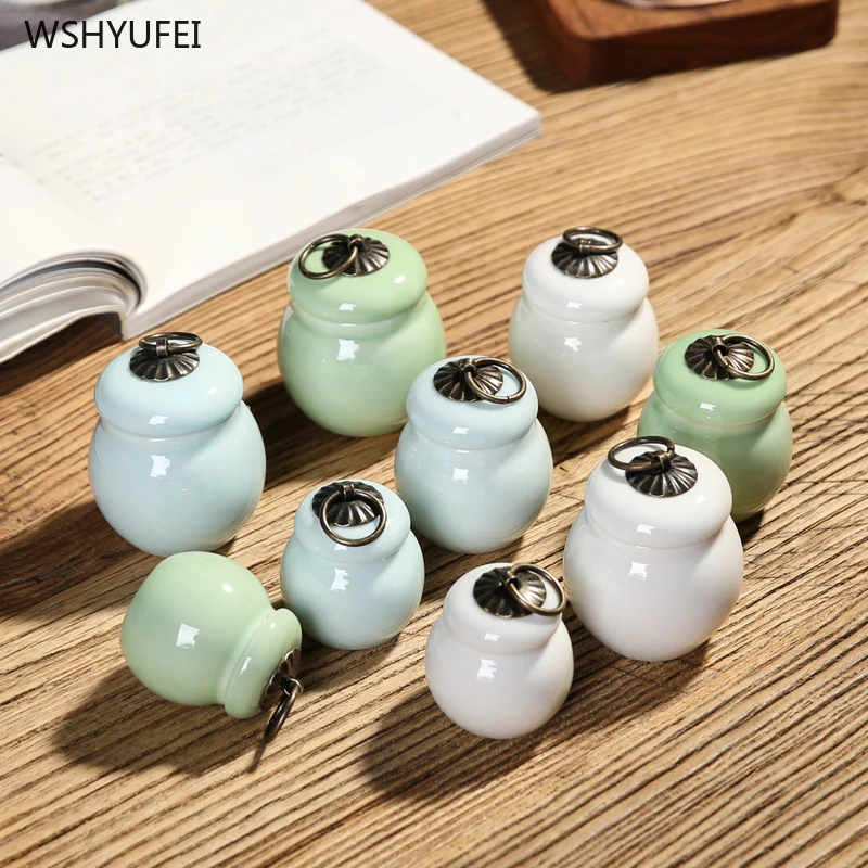 Традиционная губная помада керамические герметичные мини банки портативный