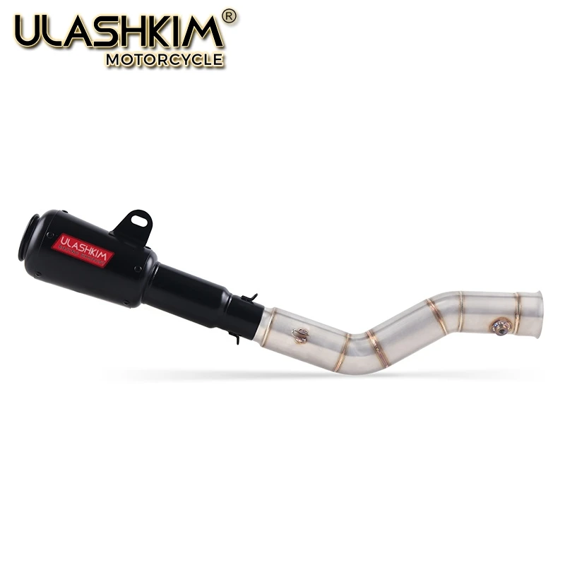 Мотоцикл глушитель Escape полная система средняя ссылка труба без шнуровки для yamaha