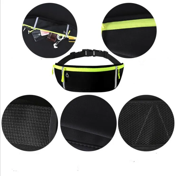 4-6.5 inch mobile phone Fanny pack for men's and women's sports outdoor running fitness new waterproof mini waist packs | Багаж и