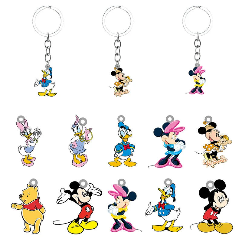 Брелок для ключей с героями Диснея Дональд Дак Дейзи гоффи аниме рюкзака