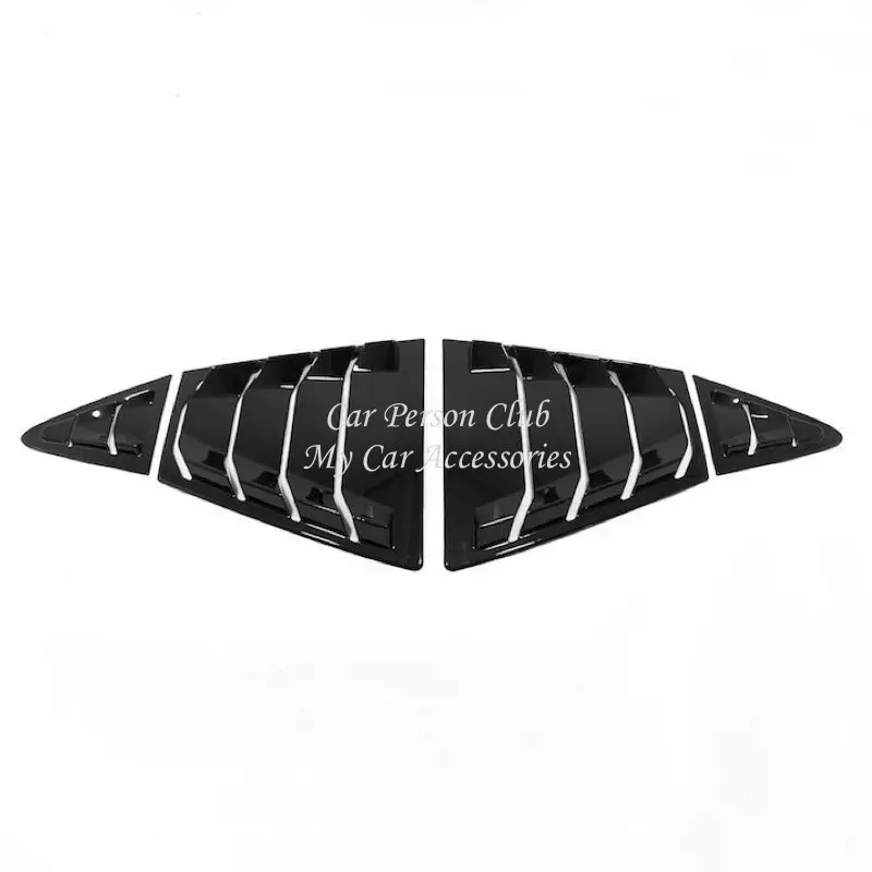 

For Toyota Corolla 2019 2020 Side Rear Door Window Shutter Cover Tail Triangle Fish Gill Garnish Trim Carbon Fibre Car Accessory