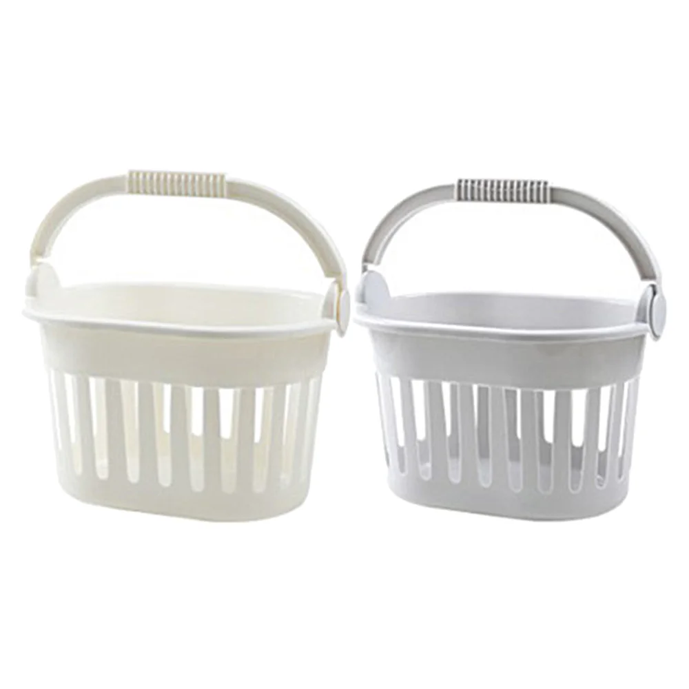 2 шт. полые Портативный Душ Корзина Ванная комната корзина для хранения купальная