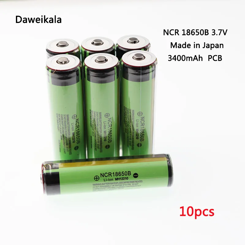 Оригинальный аккумулятор Daweikala 18650 NCR 18650B 3400 мА/ч 3 7 В литий-ионный с защитой