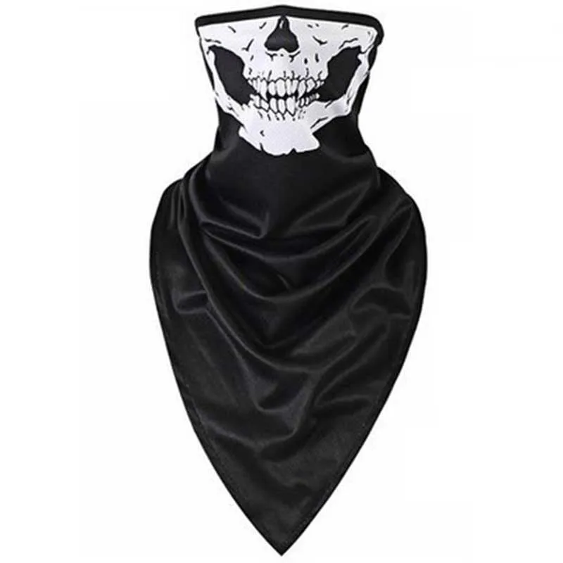grim Reaper Летняя маска для велоспорта, дышащая маска для спорта на открытом воздухе, шелковая бандана, повязка на голову, анти-УФ, тренировочная маска для бега - Цвет: grim Reaper