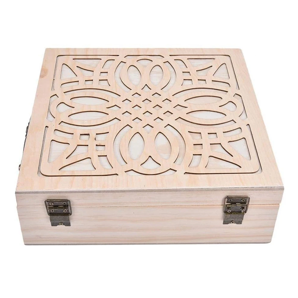 Коробка для хранения эфирных масел 62 ячейки деревянный органайзер чехол Женский