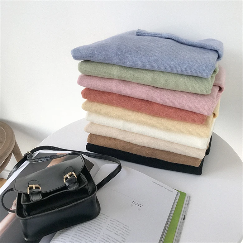 Женские свитера с круглым вырезом шикарный женский трикотажный свитер осень 2021