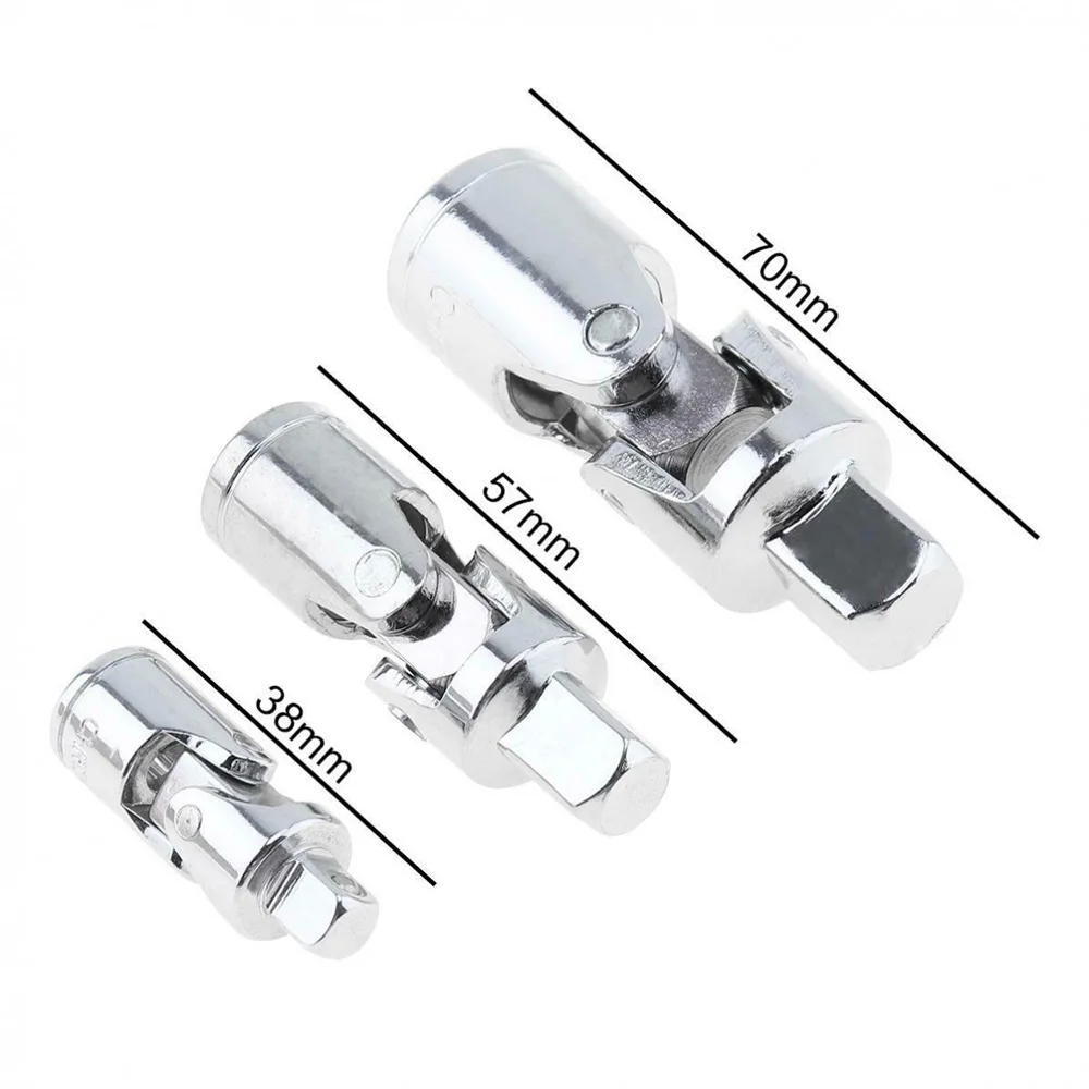 Универсальный шарнирный адаптер 3 шт. серебристый ручной Электрический гаечный