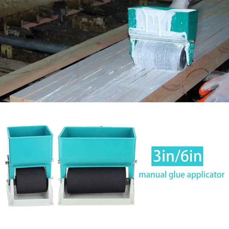 3/6 дюймов ручная машина для нанесения покрытий Деревообработка ПВХ клеевое