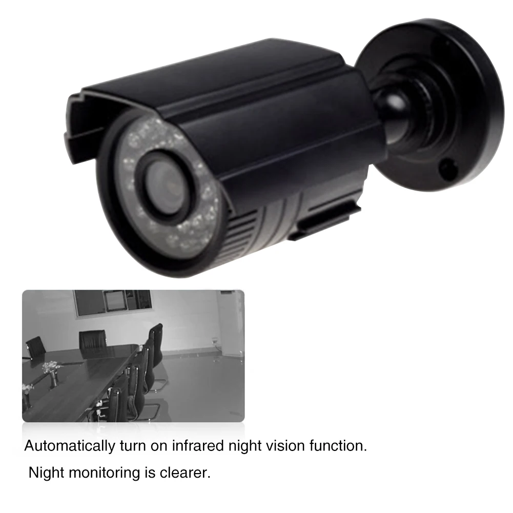 Портативная камера ночного видения 800TVL для дома удобная установка проводного