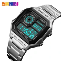 5pcslot skmei men watch luxury brand digital watch waterproof led display wristwatches fashion men clock 1335