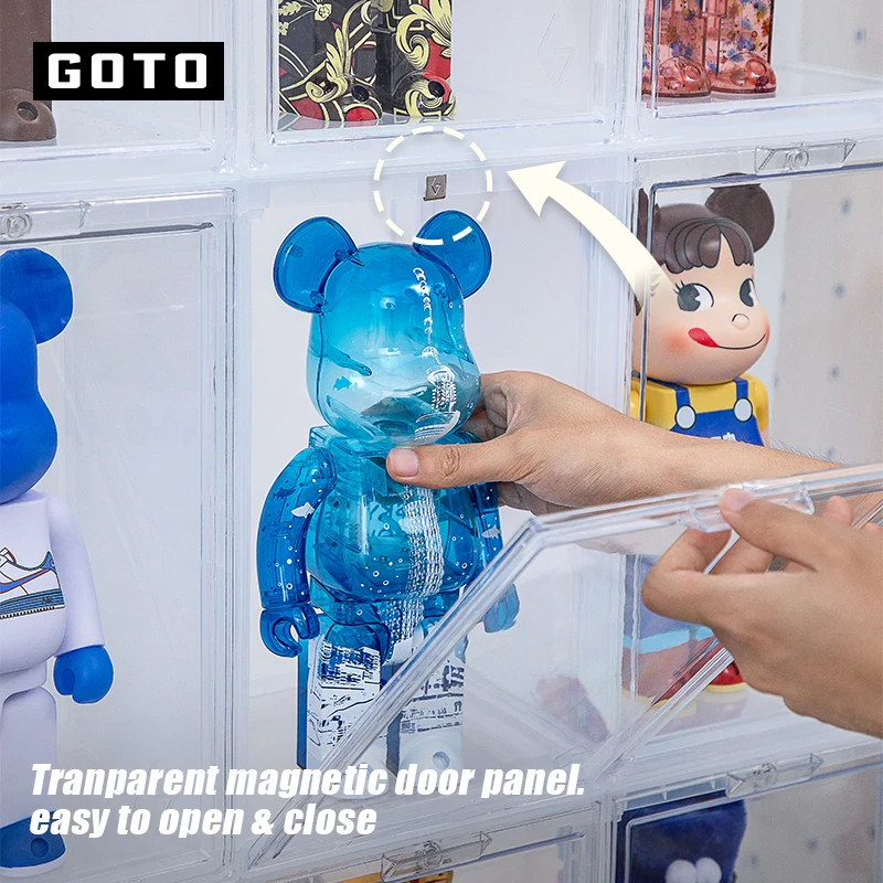 GOTO прозрачная Пыленепроницаемая игрушка Коллекционная Витрина Чехол Коробка