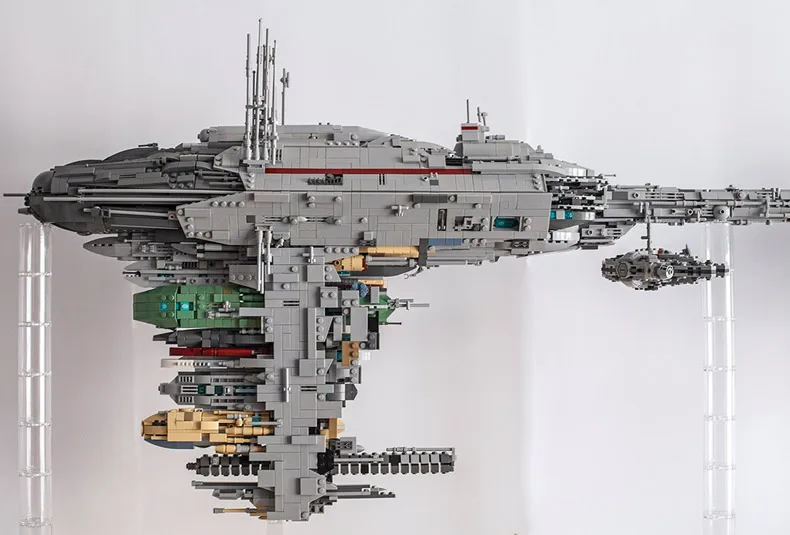MOC Star plan Wars серия The Nebulon игрушка B медицинская модель фрегата Набор Обучающие строительные блоки кирпичи детские подарки игрушки 5083