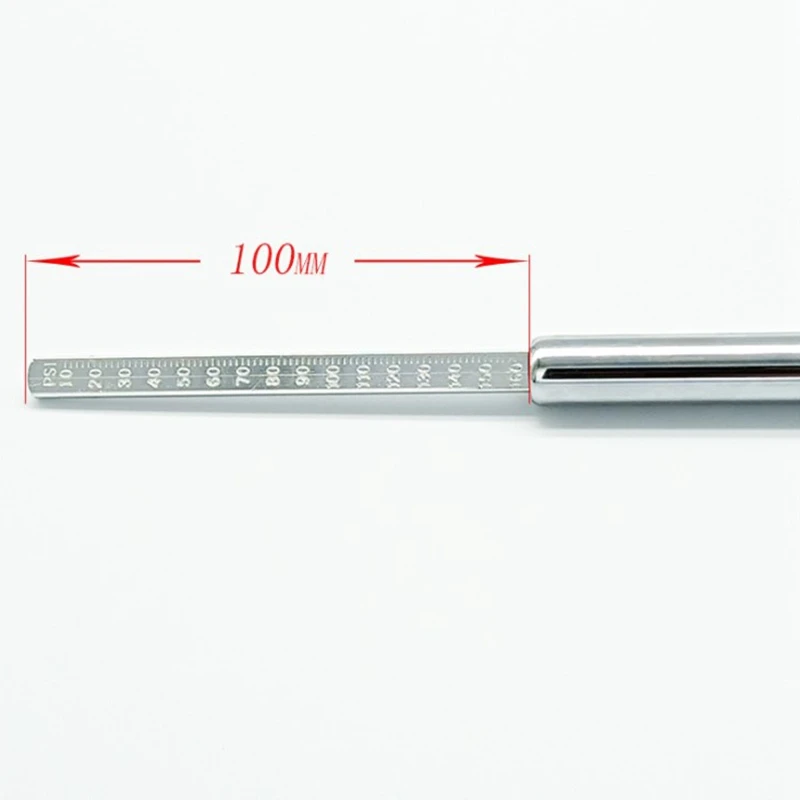 

Auto Parts Safety Tool Heavy-Duty Truck Tire Pressure Gauge-10 to 160 PSI Suitable for RV Truck Trailer Heavy Equipment