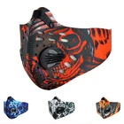 Маска для лица PM 2,5 с защитой от загрязнений, спортивные велосипедные маски с активированным углем, пылезащитные маски для поездов, маска для лица, лыжная маска