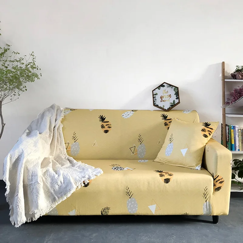 Эластичный чехол для дивана с принтом эластичный 1/2/3/4-местного домашний