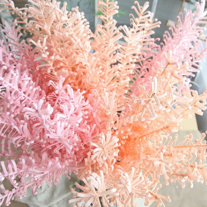 1 шт. ПЭ пена Феникс хвост папоротник искусственный цветок из пластика Сделай Сам