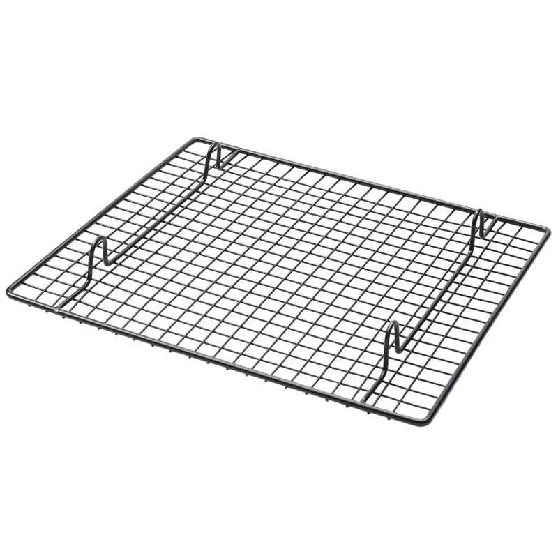 

1 Pcs Non-Stick Cake Cooling Rack Baking Rack & 1 Pcs Heat Resistant Silicone Kitchen Barbecue Oven Glove