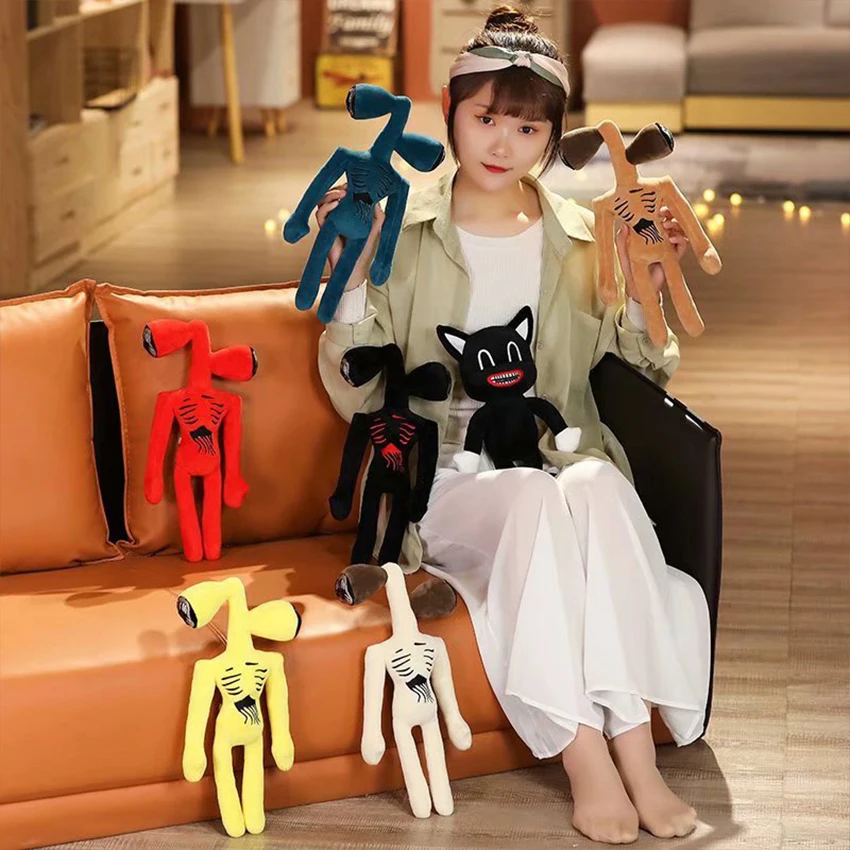 Лидер продаж плюшевая кукла с головой сирены в стиле аниме страшная голова