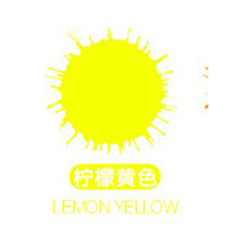 LemonYellow 10 мл торт помадный десерт съедобный цвет пигмент Многофункциональный съедобный пигмент Макарон крем еда цвет ing ингредиенты поставки - Цвет: LemonYellow