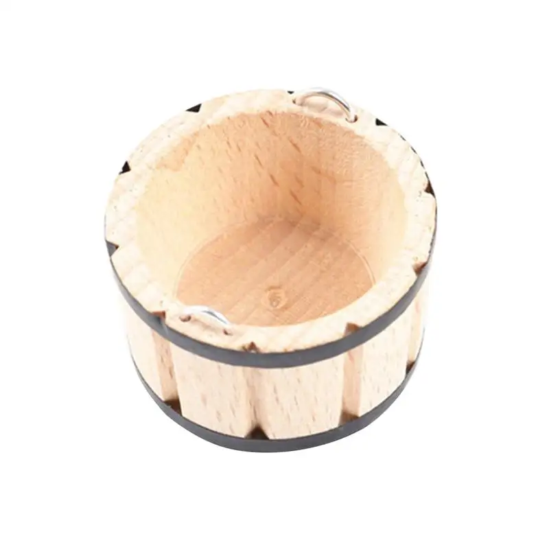 1 шт. мини бочка модель декоративный карман мебель ведро миниатюрный