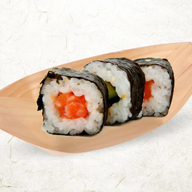 Одноразовые Деревянные пищевые лодки Compostable сервировочные подносы тарелки для