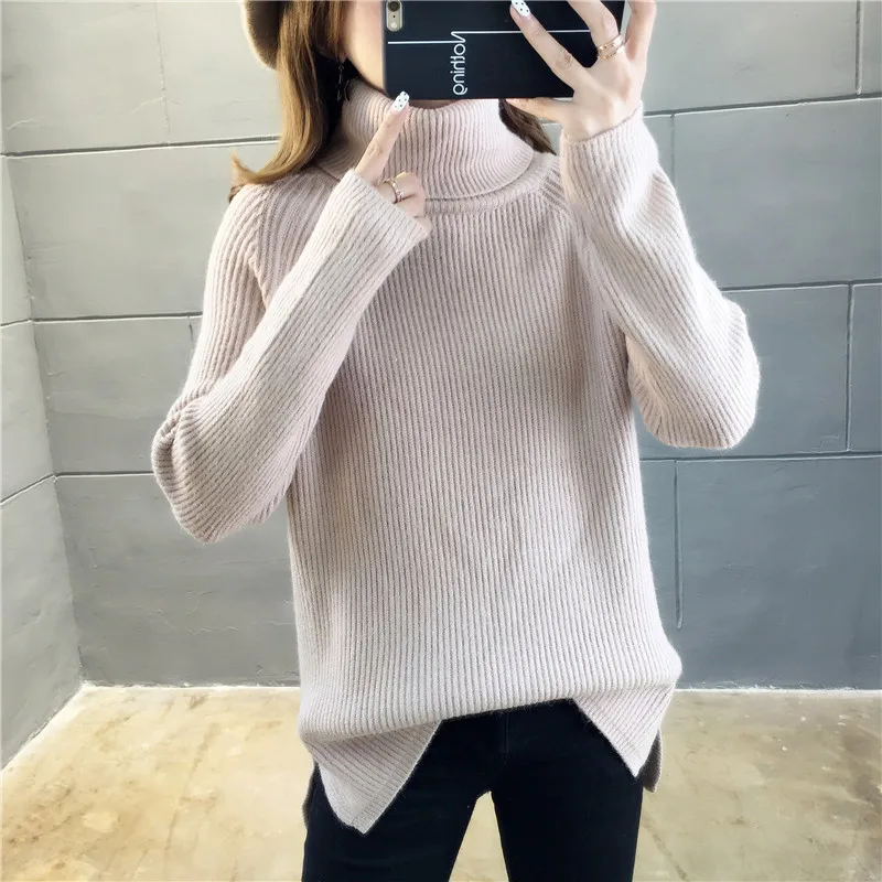 

Sweater Female 2019 Autumn Winter Cashmere Knitted Women Sweater And Pullover Female Tricot Jersey Jumper Pull Femme