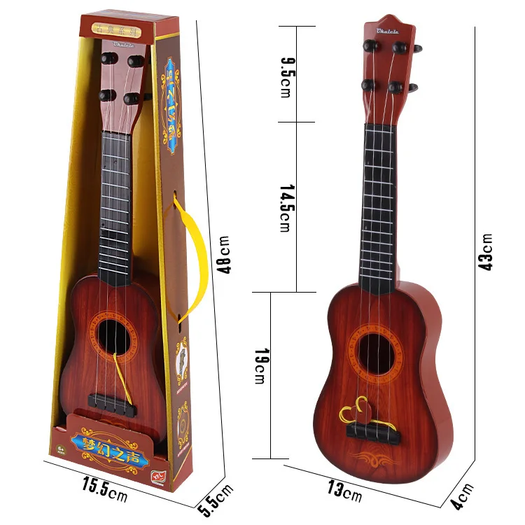 

Medium size can play guitar early childhood education educational musical instrument