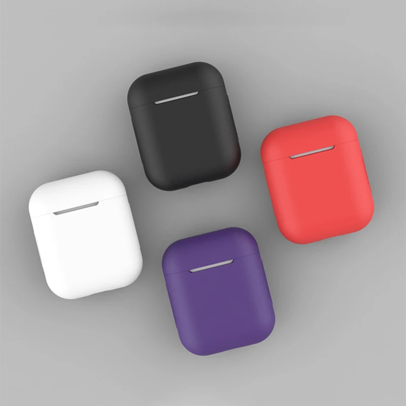 

Silicone Case Protective Cover for Apple AirPods TPU Bluetooth Earphone Soft Silicone Cover for Air Pods 2 Cases