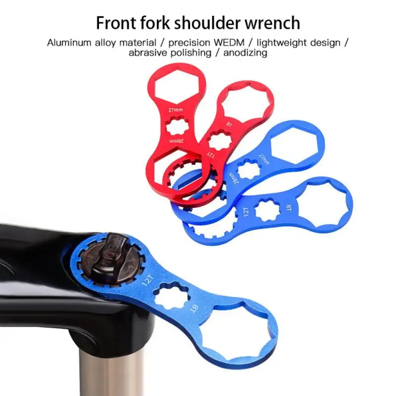 

Bicycle Front Fork Repair Kit MTB Bike Front Fork Shoulder Cover Cap Wrench For SR Suntour XCR/XCT/XCM/RST Disassembly Tool