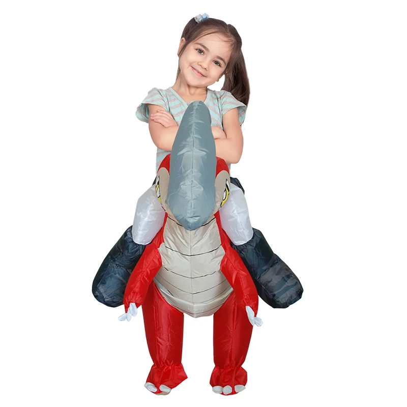 Детский надувной костюм динозавра на Хэллоуин талисман Пурим для девочек