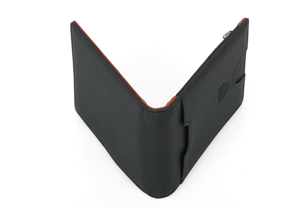 Тонкая кредитница из натуральной кожи кошельки минималистичный RFID блокирующий