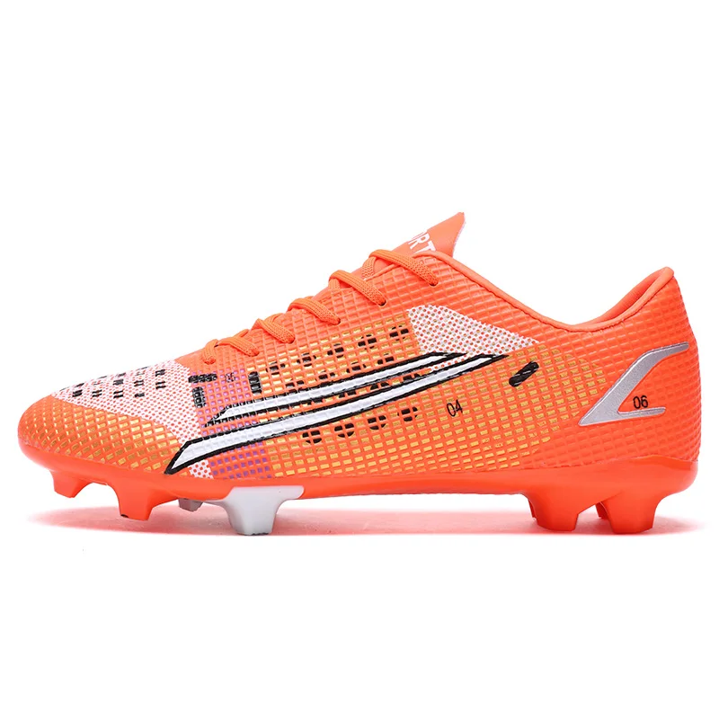 Футбольная обувь детская спортивная с длинными шипами для игры в футбол легкие