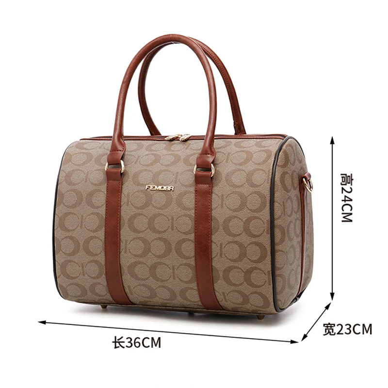 Новинка 2021 комплект чемоданов из искусственной кожи женский модный чемодан на