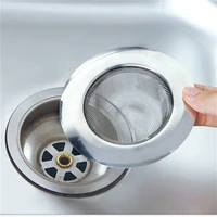 stainless steel bathtub hair catcher stopper shower drain hole filter trap kitchen metal sink strainer