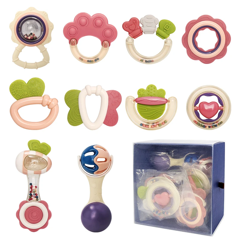 10 шт. для маленьких девочек игрушка детей возраста от 0 до 12 месяцев Пластик